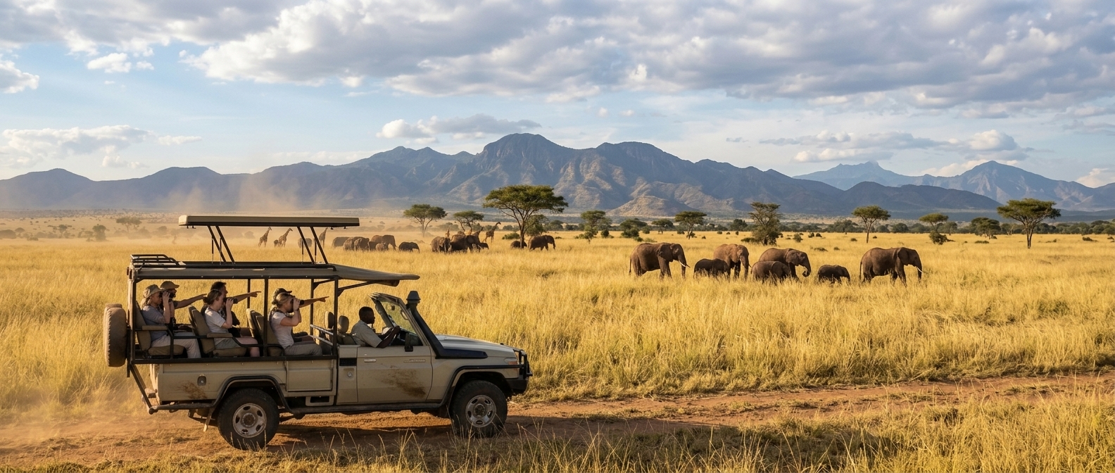 Remote Game Drives in Kidepo