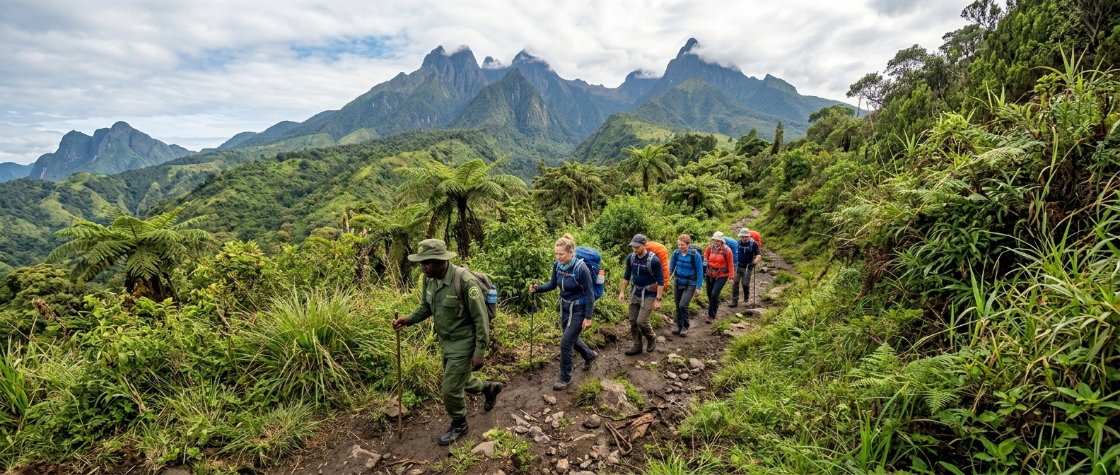 Mountain Hiking in Morungole Mountains