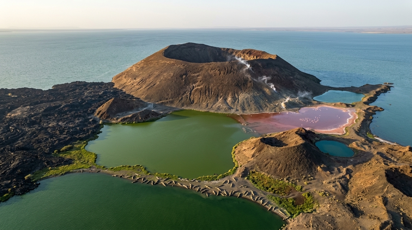 Central Island & Crater Lakes