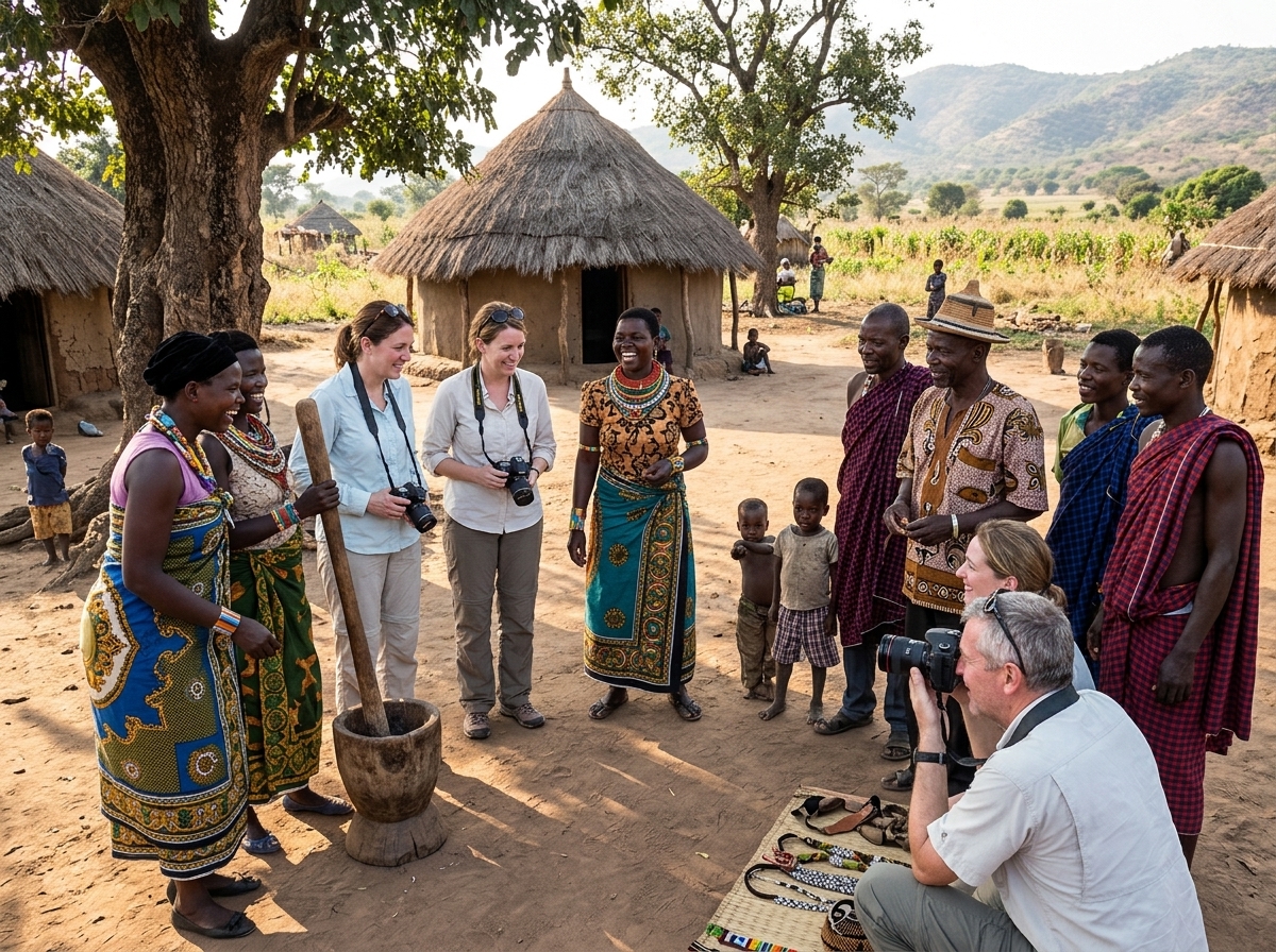 Community Cultural Visits in Hwange