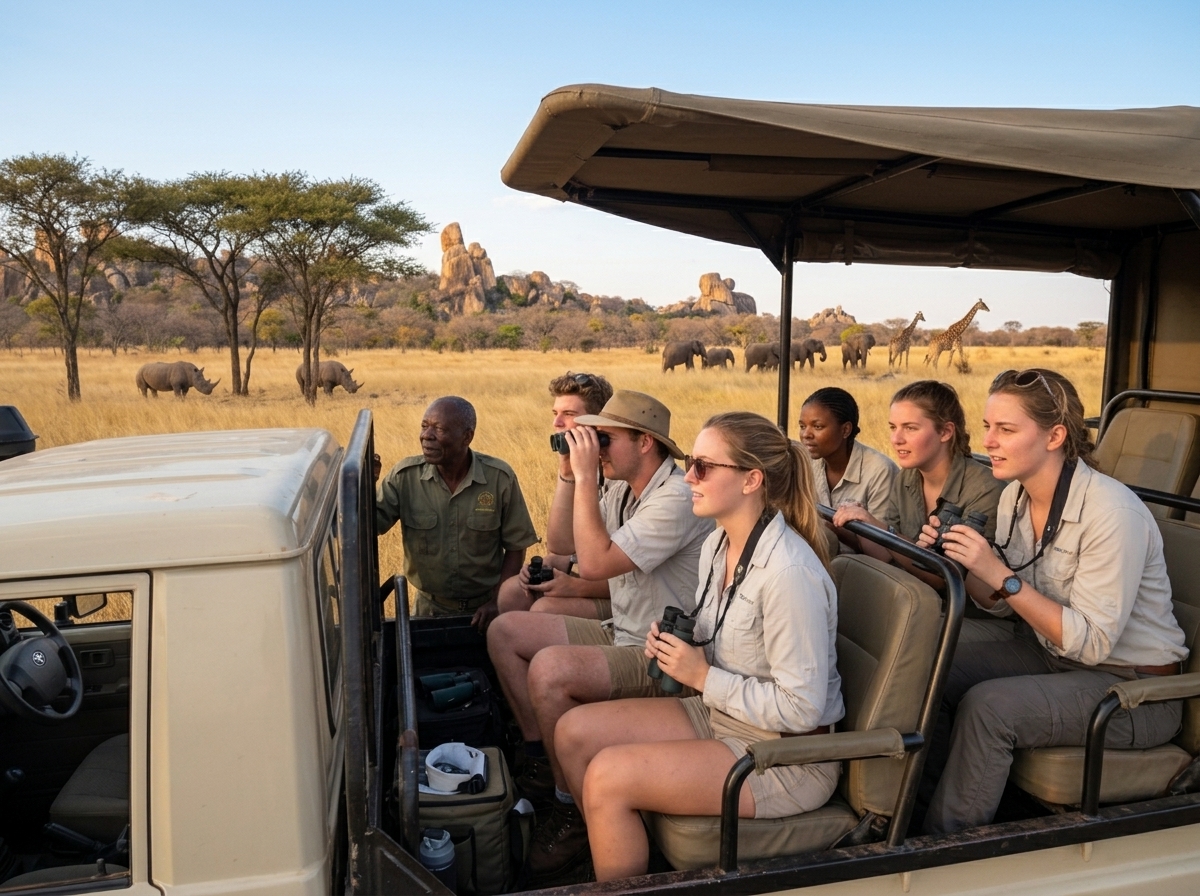 Classic Game Drives in Hwange