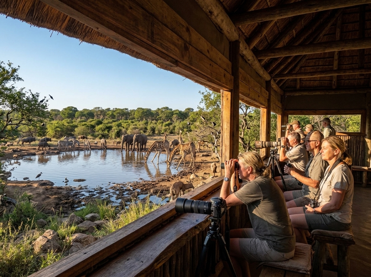 Waterhole Stakeouts in Hwange